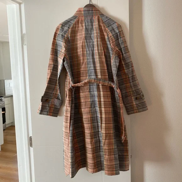 DARLING J.Lindeberg Plaid Trench Coat - Picture 7 of 7